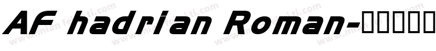 AF hadrian Roman字体转换